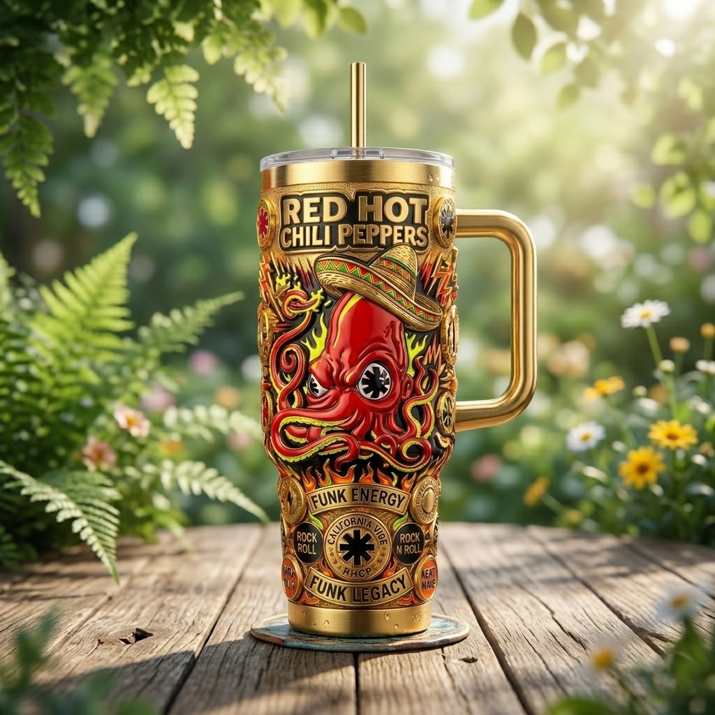 RHCP 40oz Tumbler With Handle HTTT