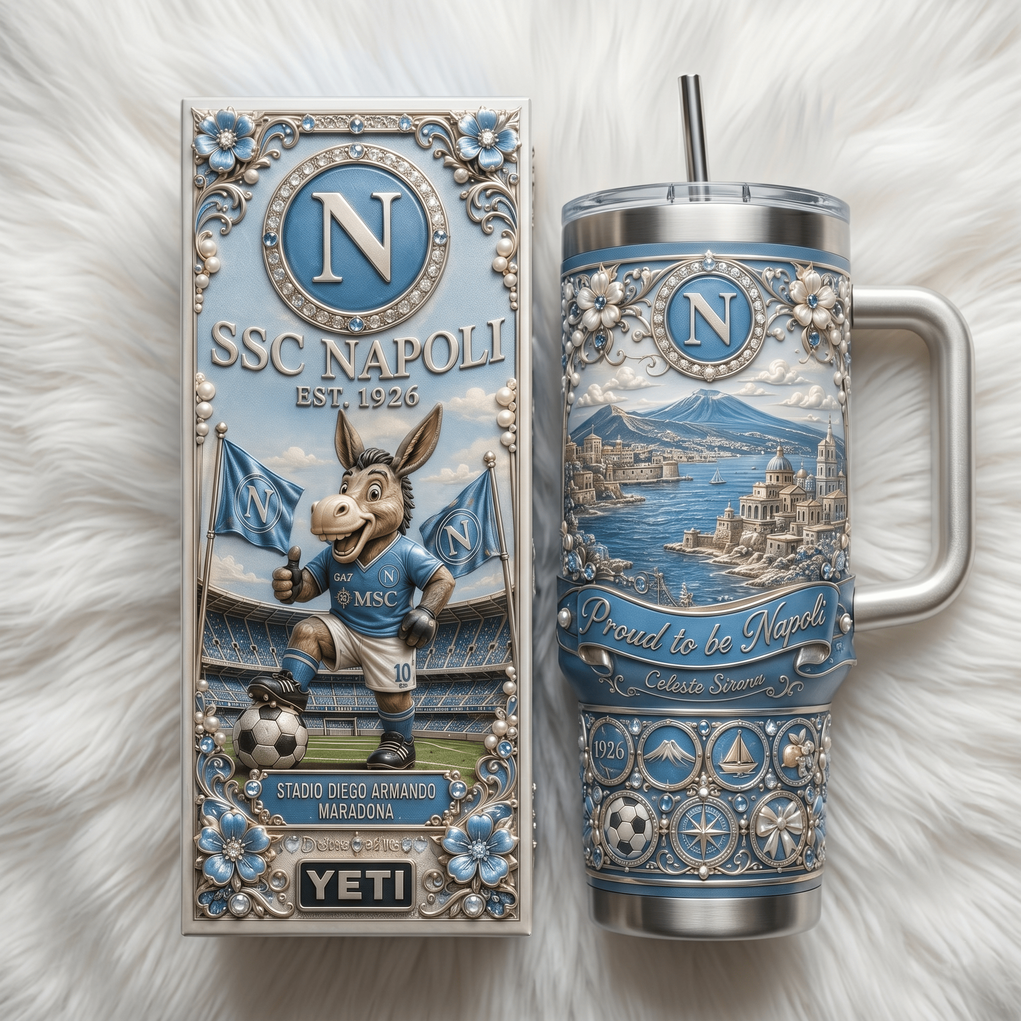 Premium NAP 40oz Tumbler With Handle TNSM