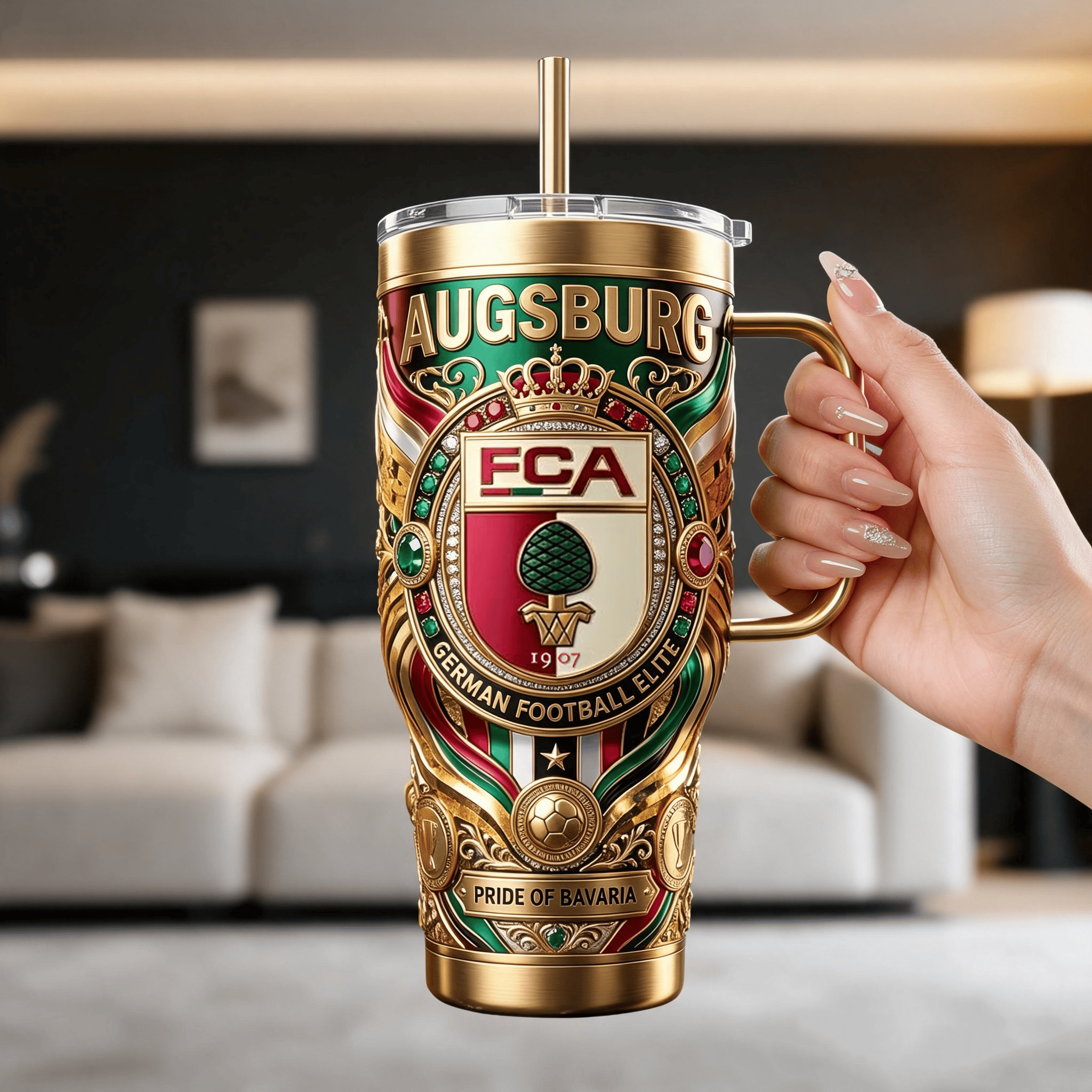 AUG 40oz Tumbler With Handle PDL